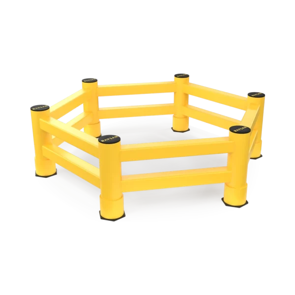 2R Barrera de Columna Hexagon