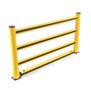 3R Pedestrian Barrier + Kerb