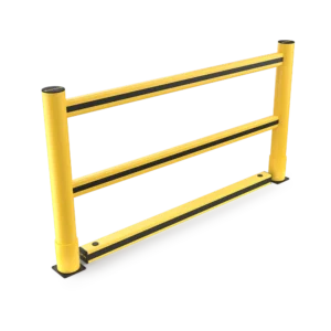 2R Pedestrian Barrier + Kerb