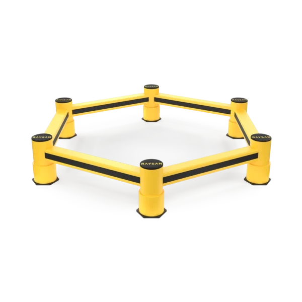 1R Column Barrier Hexagon