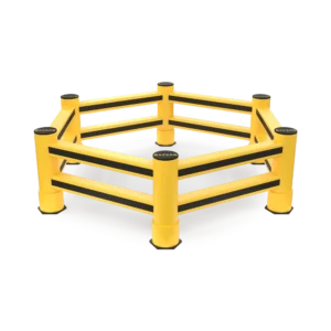 2R Column Barrier Hexagon