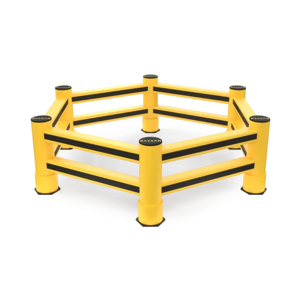 2R Column Barrier Hexagon