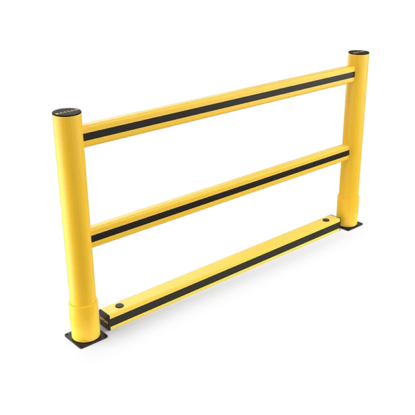 2R Pedestrian Barrier + Kerb